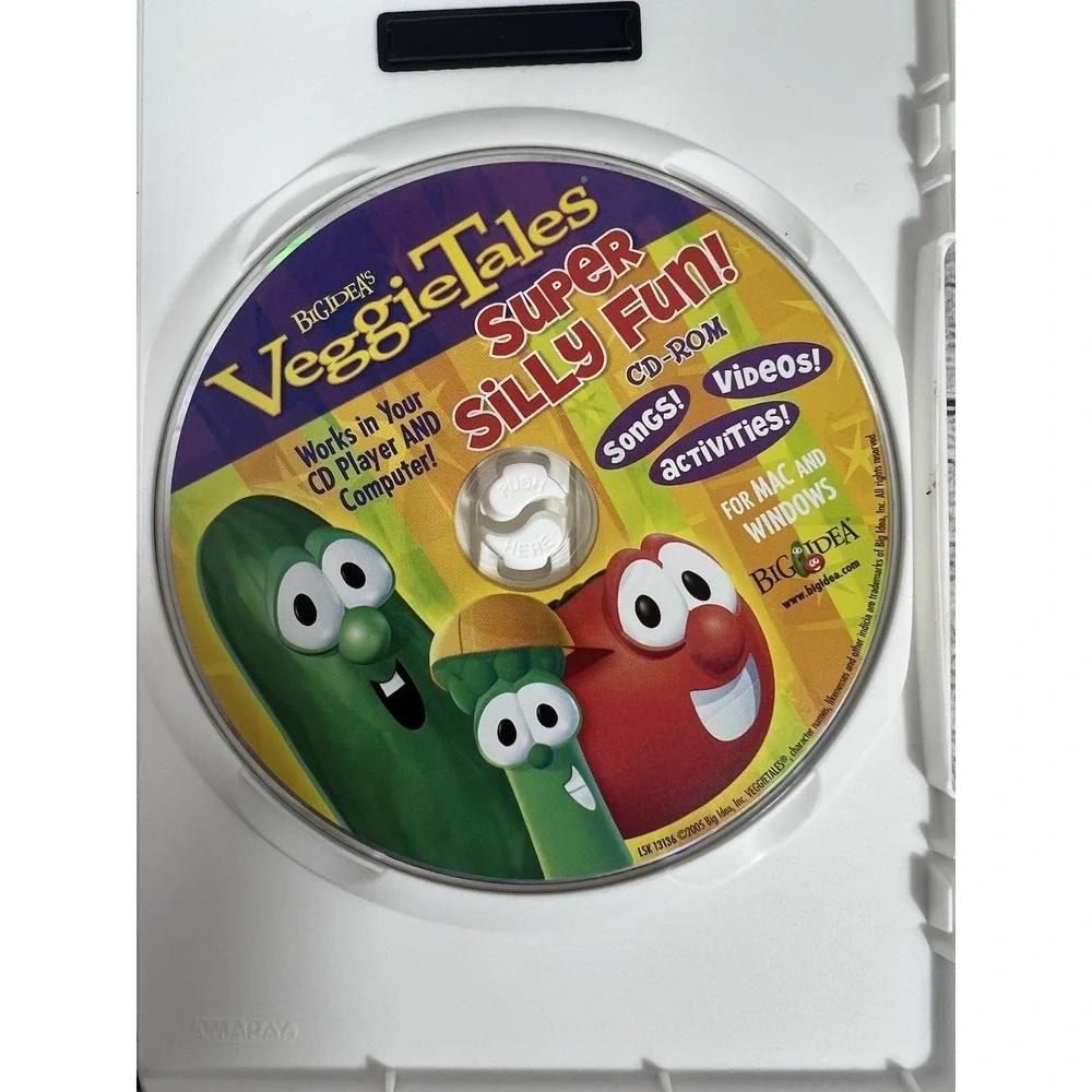 VeggieTales -‎ Super Silly Fun CD-ROM Mac and PC Songs Videos Activities 2005